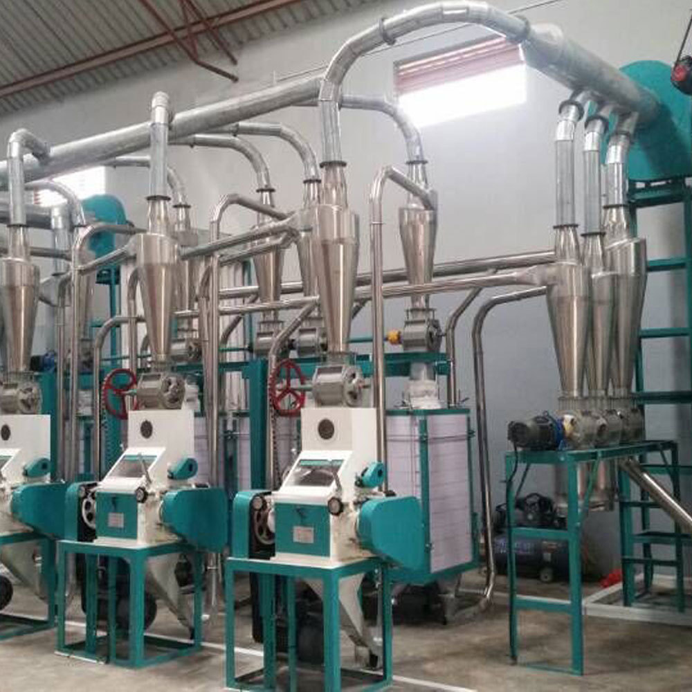 Small scale 20t/d corn flour mill machine for Kenya