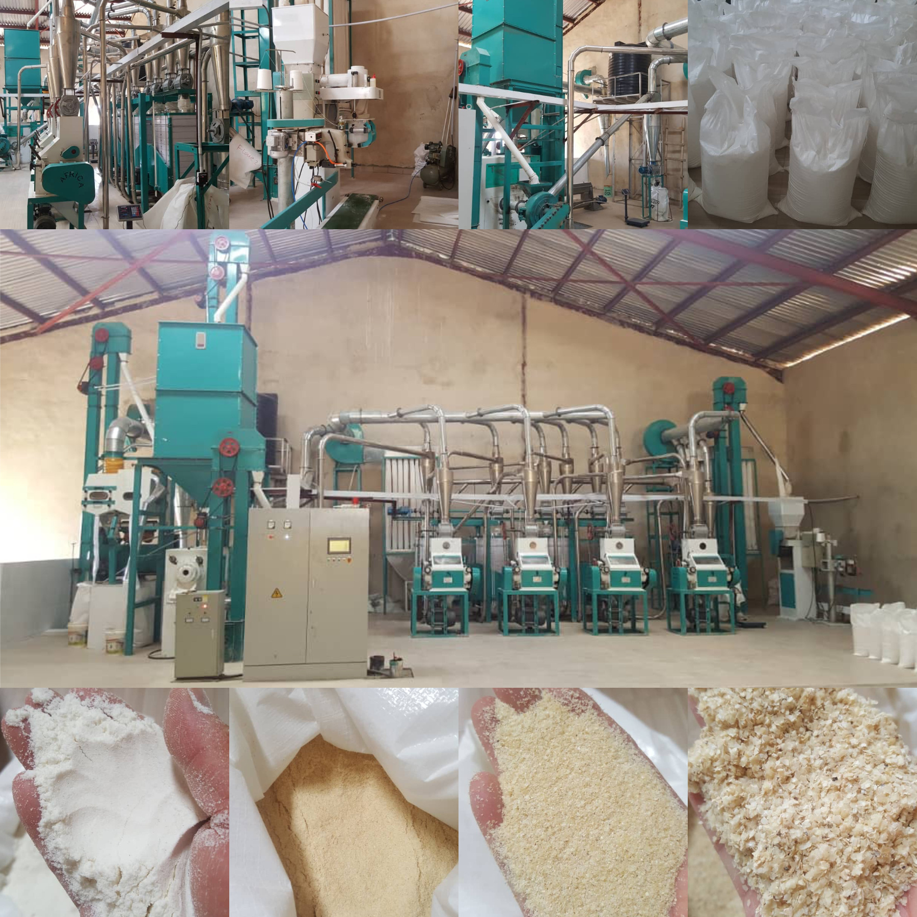 corn mill maize samp/ grits /flour milling machines for South Africa