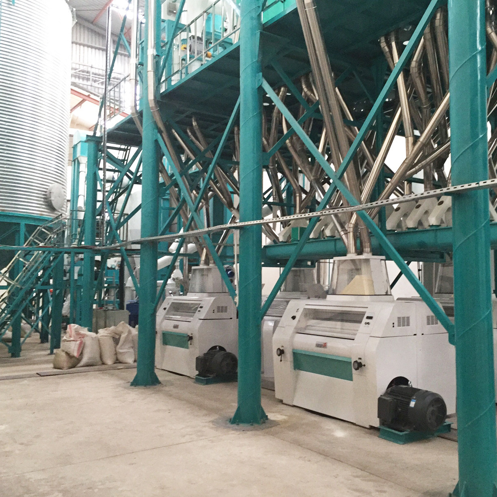 European Standards 150t/d corn flour mill machine