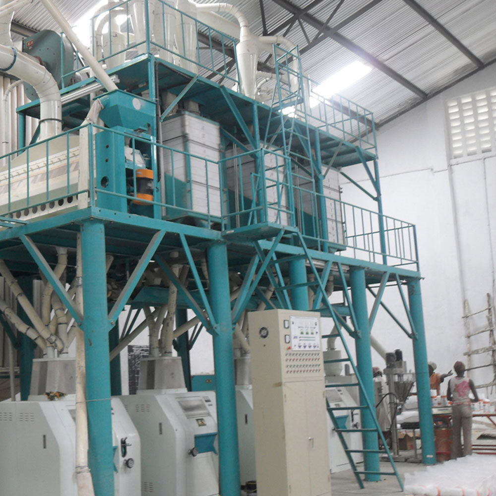 Ethiopia 50T Wheat Grinding Mill With Factory Price