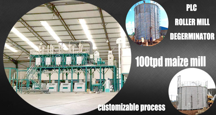 maize flour/ grits mill  maize flour  processing line complete maize grinding machine