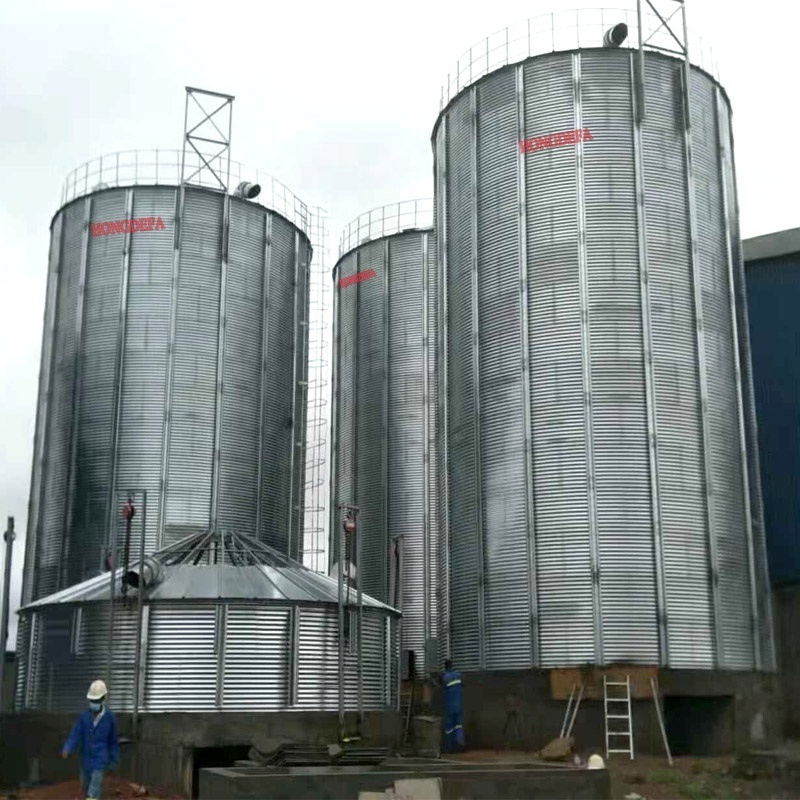 well-engineered durable silo maize/ wheat /soybean/seeds store steel silo