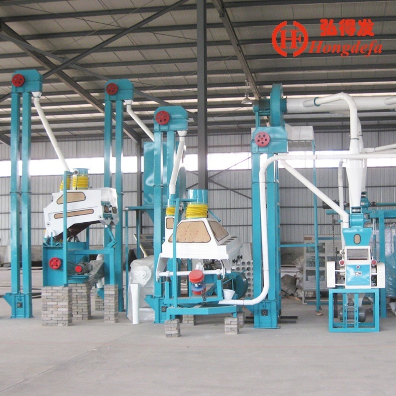 Economical and practical 10 ton/day maize flour  mill with complete processing process