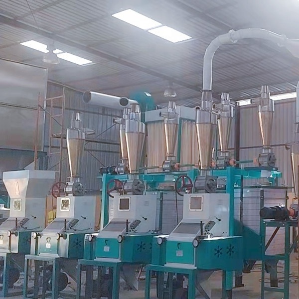 Efficient  high quality finished products 20ton 30ton  automatic maize flour milling machine