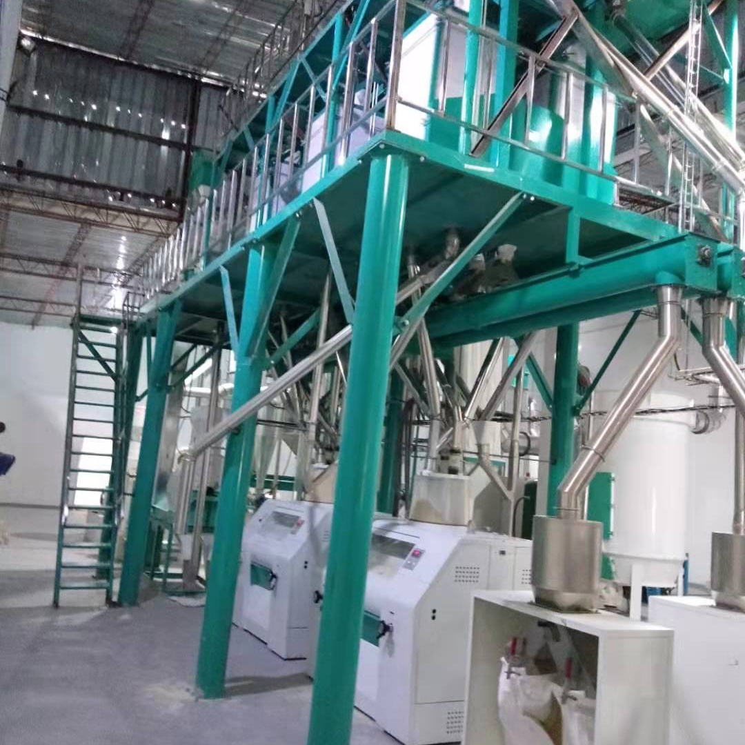 European Standards 50T/24H flour mill machine wheat flour processing machinery plant