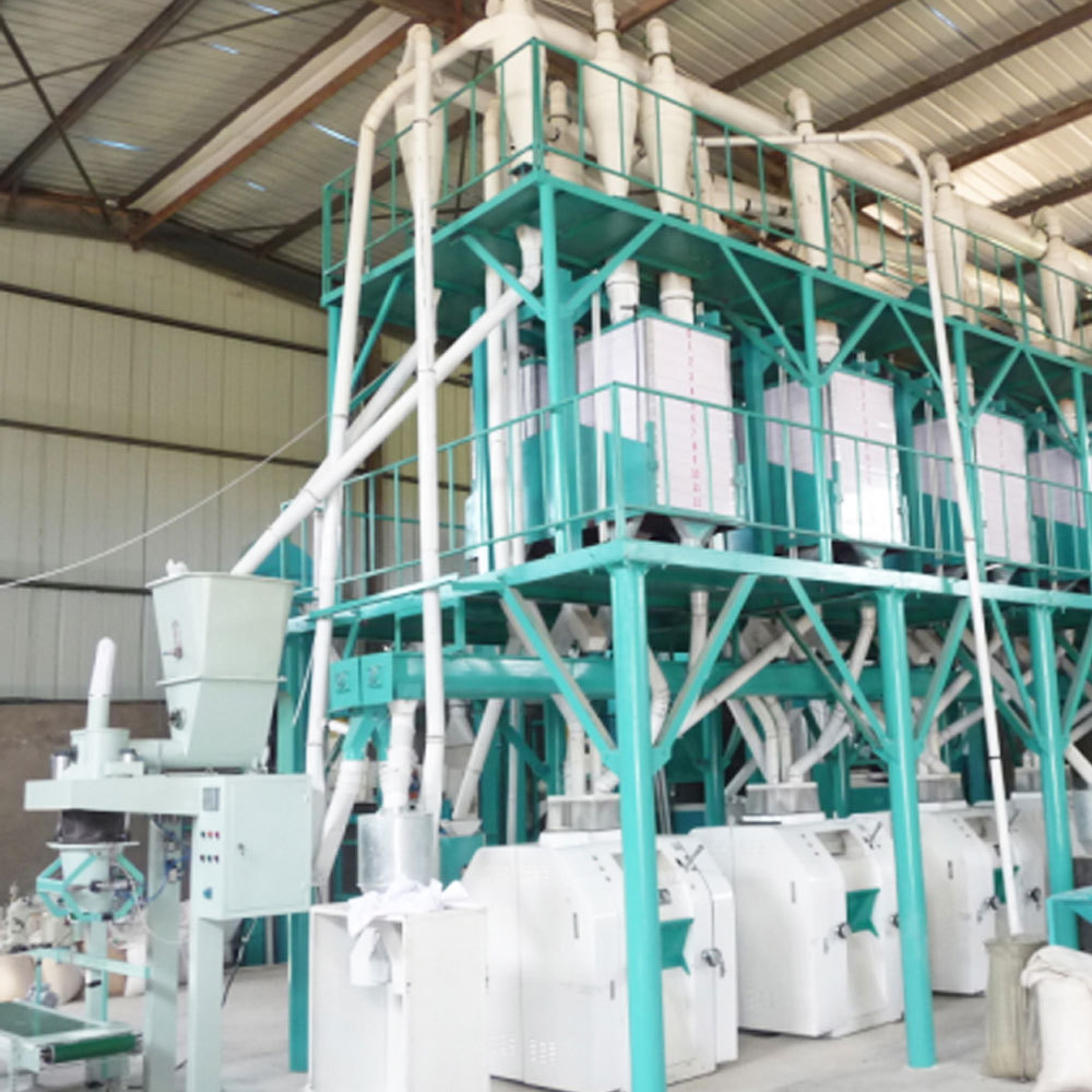 Ethiopia 50T Wheat Grinding Mill With Factory Price