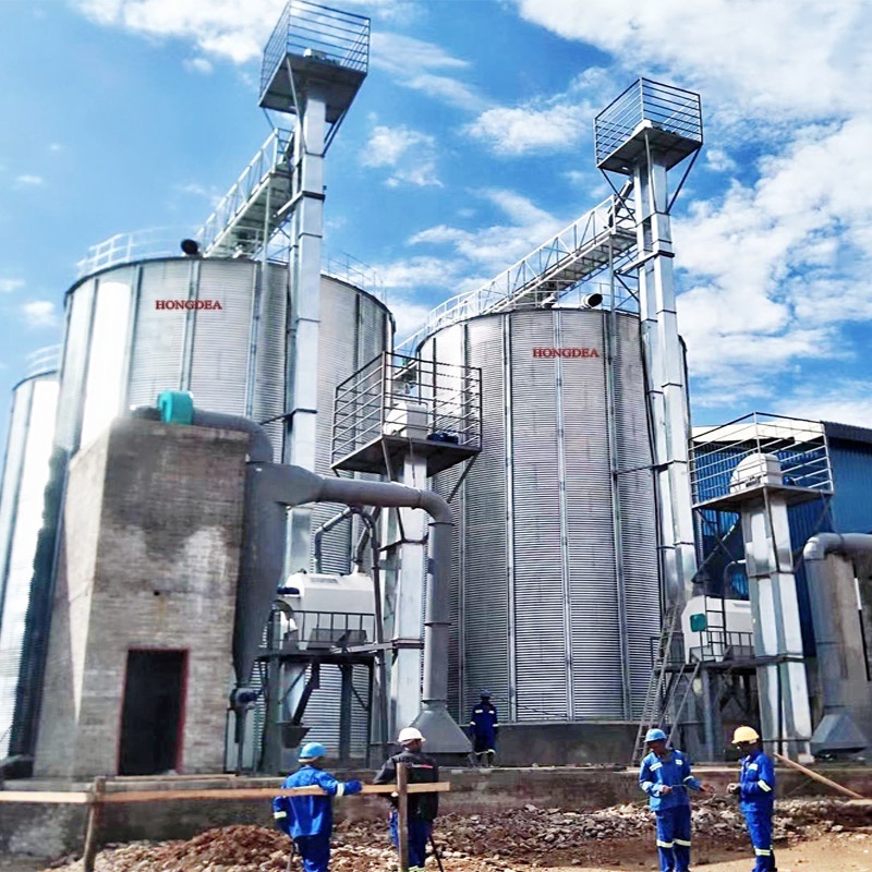 well-engineered durable silo maize/ wheat /soybean/seeds store steel silo