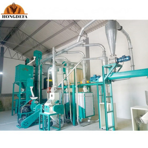 Economical and practical 10 ton/day maize flour  mill with complete processing process