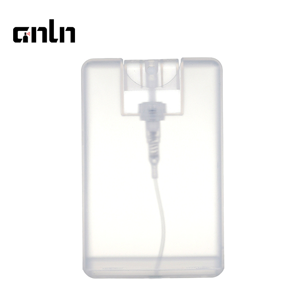 ANLN Cosmetic Small Empty Personalized Travel Mist 20ML Perfume Plastic Credit Card Bottle Spray