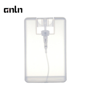 ANLN Cosmetic Small Empty Personalized Travel Mist 20ML Perfume Plastic Credit Card Bottle Spray