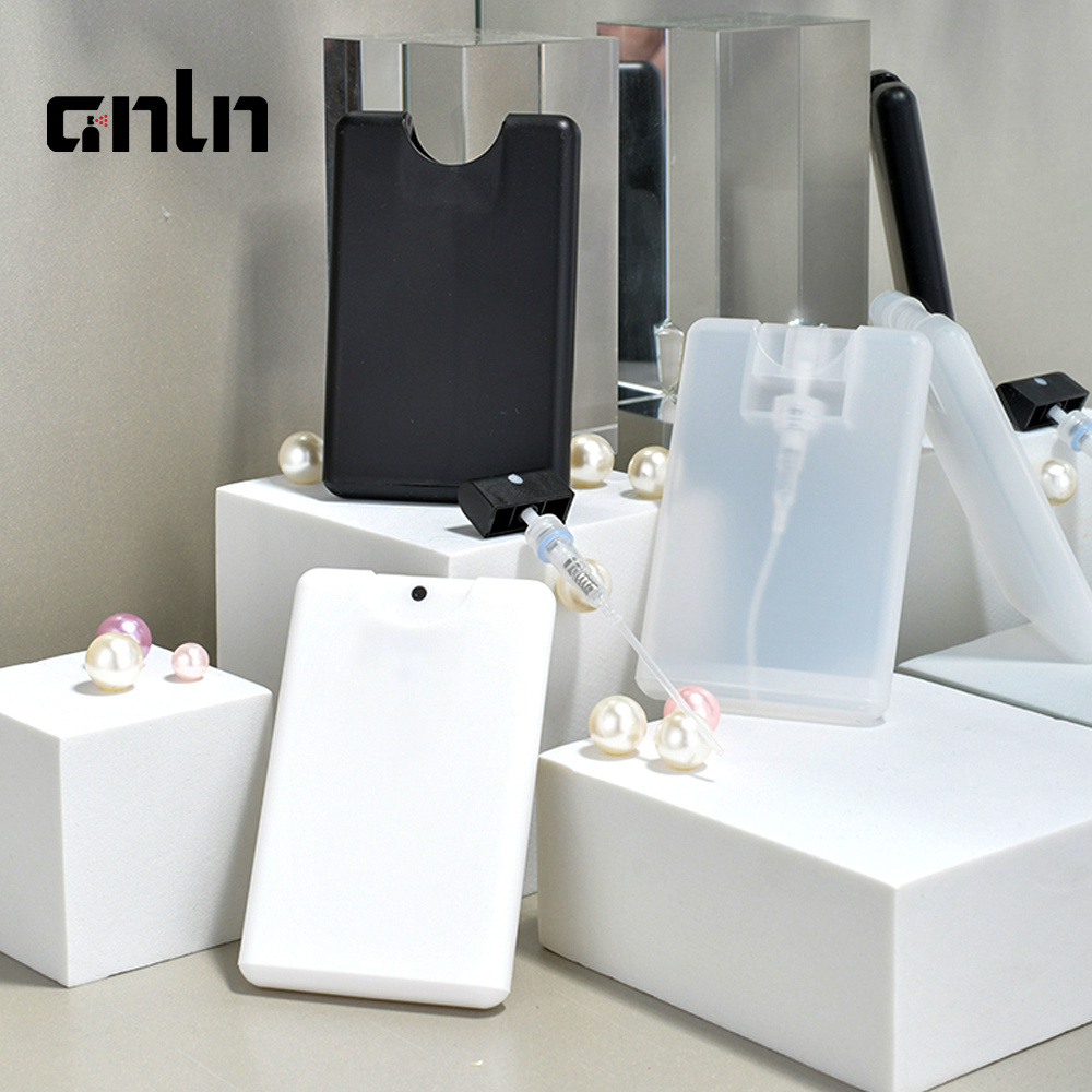 ANLN Cosmetic Small Empty Personalized Travel Mist 20ML Perfume Plastic Credit Card Bottle Spray