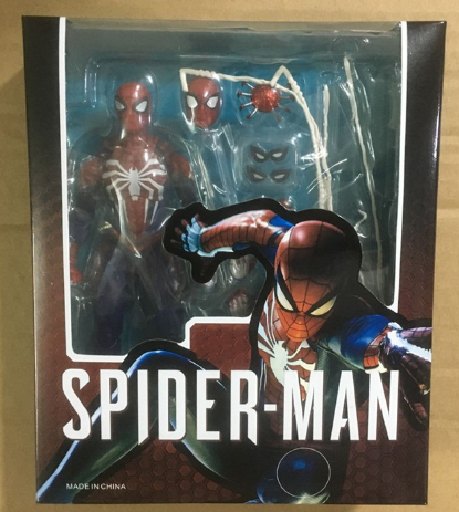 SPIDERMAN ACTION FIGURE Upgrade Suit Toy PS4 Game Edition Toy Collectible 14.5cm