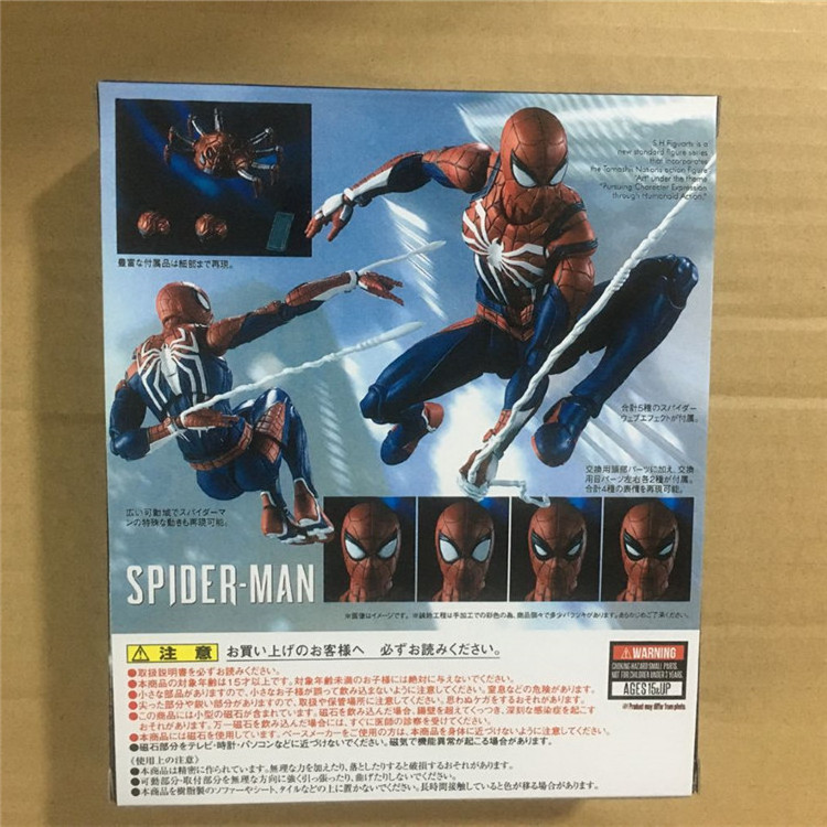 SPIDERMAN ACTION FIGURE Upgrade Suit Toy PS4 Game Edition Toy Collectible 14.5cm