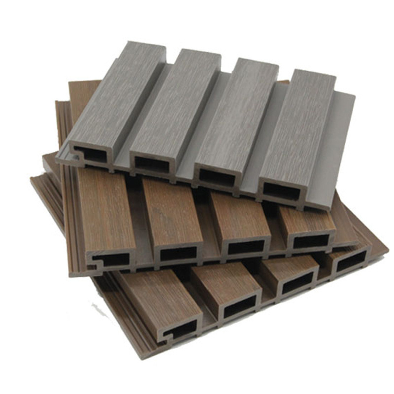 BAIJIN Co-extruded WPC Cladding Wood Plastic Composite Plank 219*26 Exterior Wall Tiles Tongue and Groove Ceiling