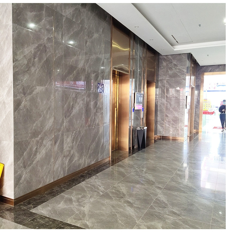 BAIJIN High Glossy Marble Design PVC Wall Panel Board PVC UV Marble Sheets for Interior House Decoration