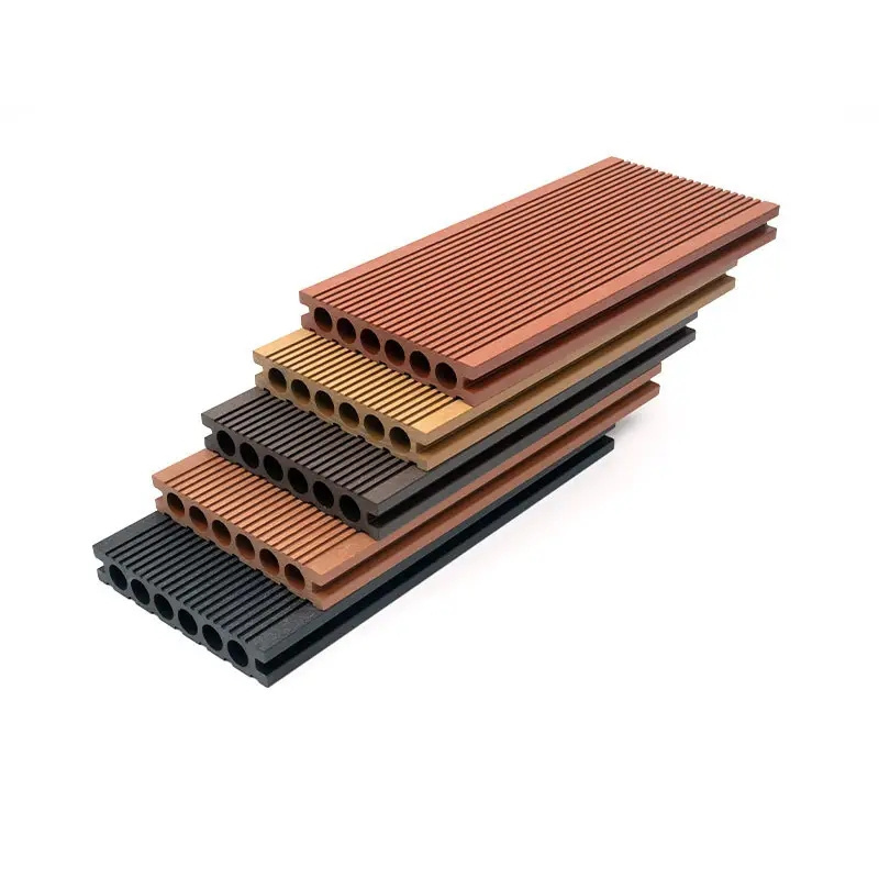 BAIJIN Exterior Pool UV Resistant Wood Plastic Tile Waterproof Wood Anti Technics Outdoor WPC Decking Flooring