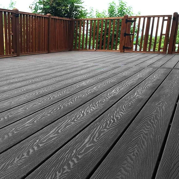 BAIJIN Exterior Pool UV Resistant Wood Plastic Tile Waterproof Wood Anti Technics Outdoor WPC Decking Flooring