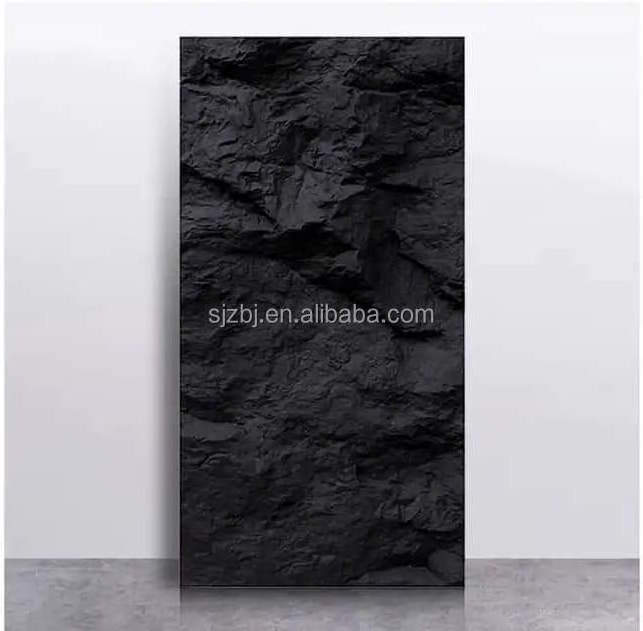 BAIJIN Outdoor Polyurethane Stone Panel Block Background 3D PU Mushroom Stone Artificial Faux Wall Panels PU Stone Rock