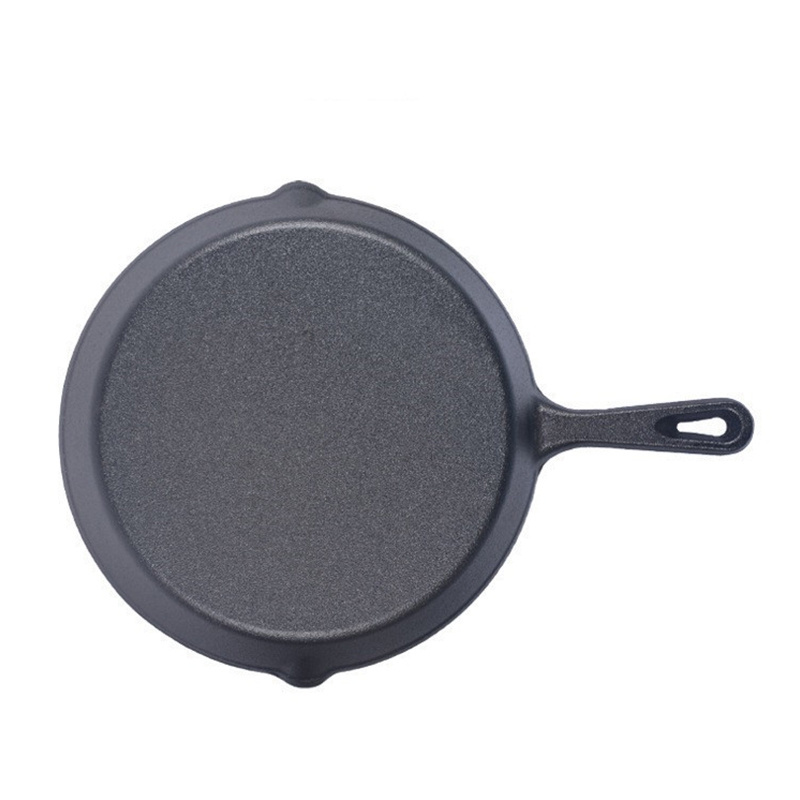 Nonstick Square Portable Folding Pot Cast Iron Pre Seasoned Grill Pan Cast Cast Iron Skillet With Side Drip Spout