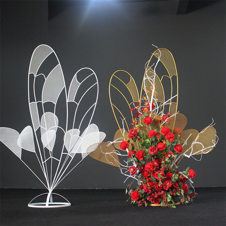 Wrought Iron Wedding Props Main Table Butterfly Flower Set Butterfly Flower Stand Wedding Decoration