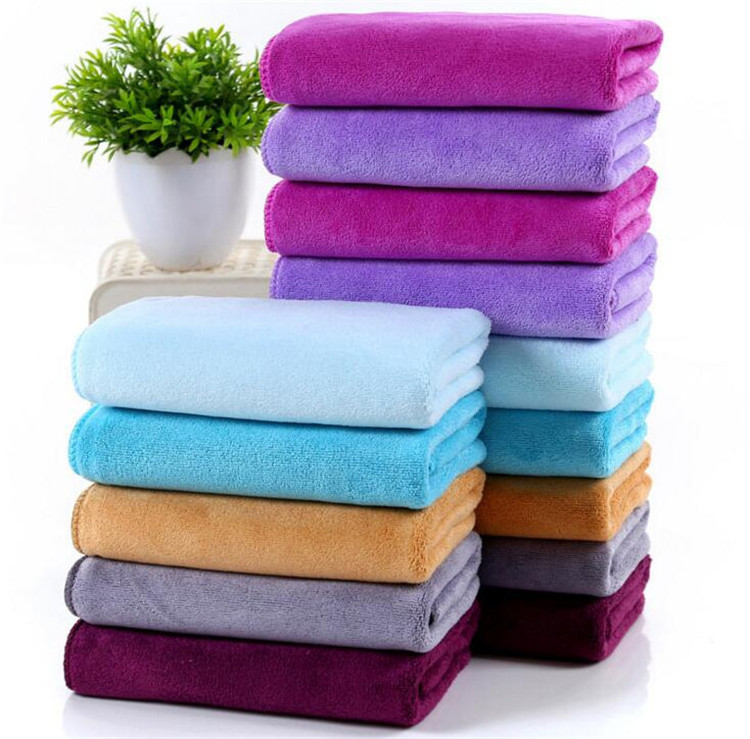 300gsm 400gsm Custom Microfiber Car Polishing Washing Rag Towels Micro Fiber Thick Hand Salon Hair Drying Towel Microfiber Towel