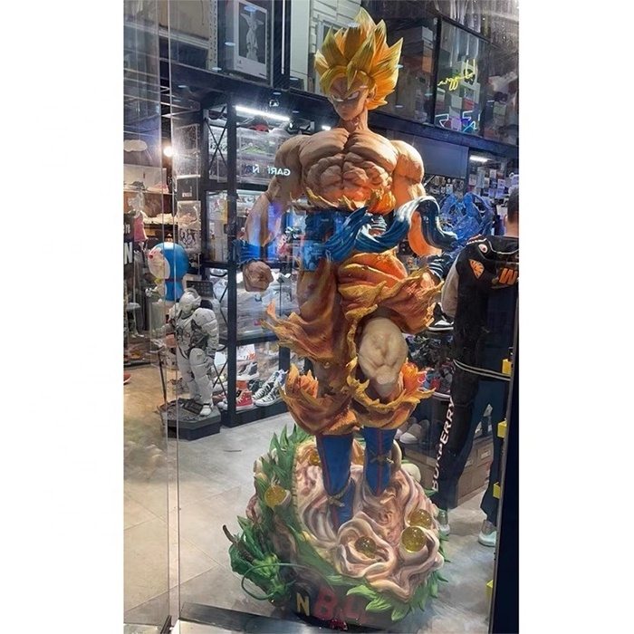 Custom Anime Figure Resin Sculpture Dragon Ball Figure Goku Statue Ultra Instinct Goku Statue