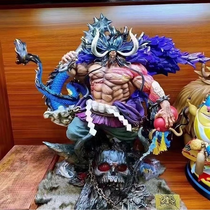 Customized One Piece figure Statue life size Orc KaidoLuffy Ace resin crafts character art statue for home decor