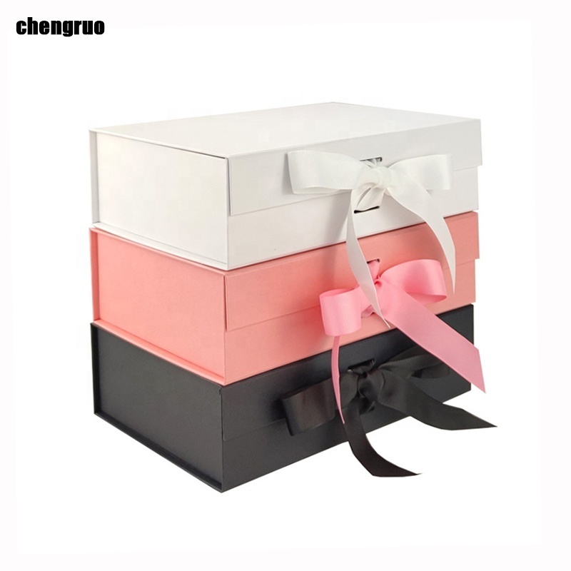 Chengruo Sunglasses Cajas Carton Para Regalo Work Packing From Home Cardboard Paper Wedding Gift Box Packaging With Ribbon