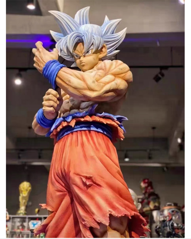 Custom Anime Figure Resin Sculpture Dragon Ball Figure Goku Statue Ultra Instinct Goku Statue