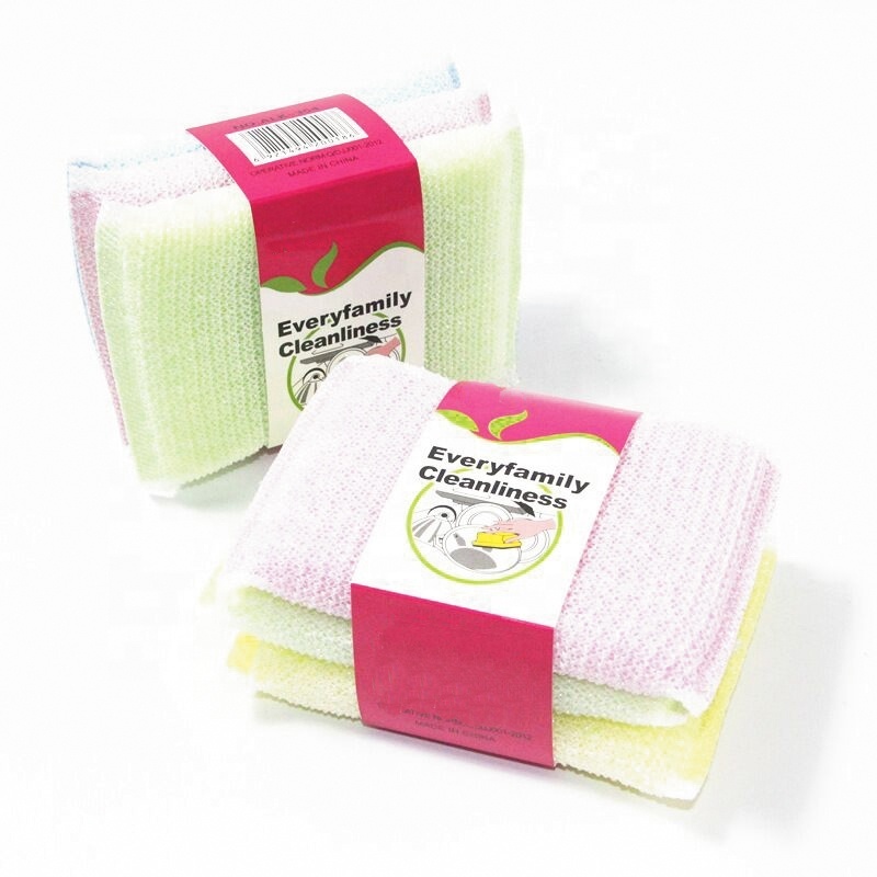 Promotion Reusable Eco Friendly Kitchen Dish Wash Cleaning Sponge Scouring Pad Customized Sponges for The Kitchen Wholesale