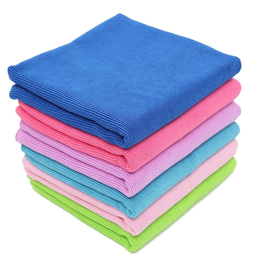 Microfibre Towel microfiber  antibacterial 40x40 Car Detailing Towels Microfiber Pearl Type Cleaning Cloths