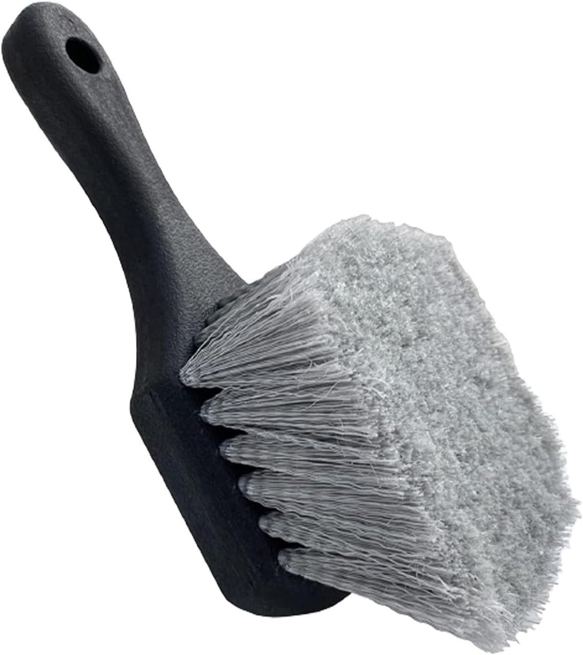 Nylon Tire Brush, Stiff Bristle Wheel Cleaning Tool, Car Floormat Scrub Brushes, Long Handled Detail Brush for Auto Detailing