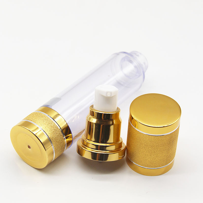 Plastic AS airless Bottle Wholesale Luxury Cosmetic Spray Vacuum Airless Serum Pump Lotion Bottle 30ml Frosted Plastic Bottle