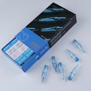 WJX private label disposable permanent tattoo needle cartridge 0.3mm 0.35mm professional round liner tattoo cartridge needles