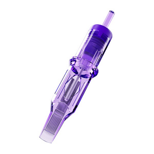 wholesale Widely praised mast pro needle cartridge permanent makeup universal purple tattoo needle cartridge