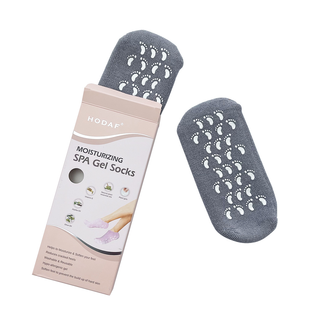 HODAF Reusable Moisturizing Gel Socks For Dry Cracked Heels and Calluses