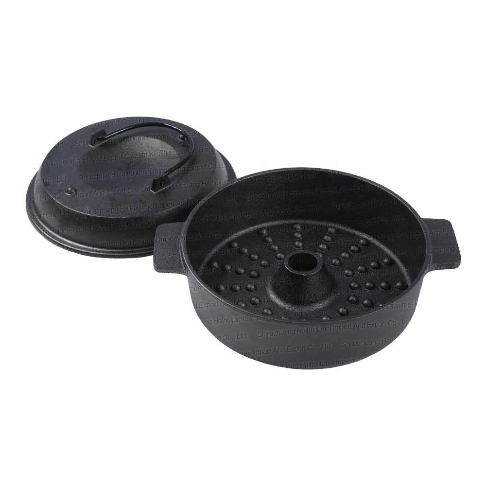 Traditional Cookware Cast Iron Baked Potatoes And Corn Ovenware With Two Handles For Cooking