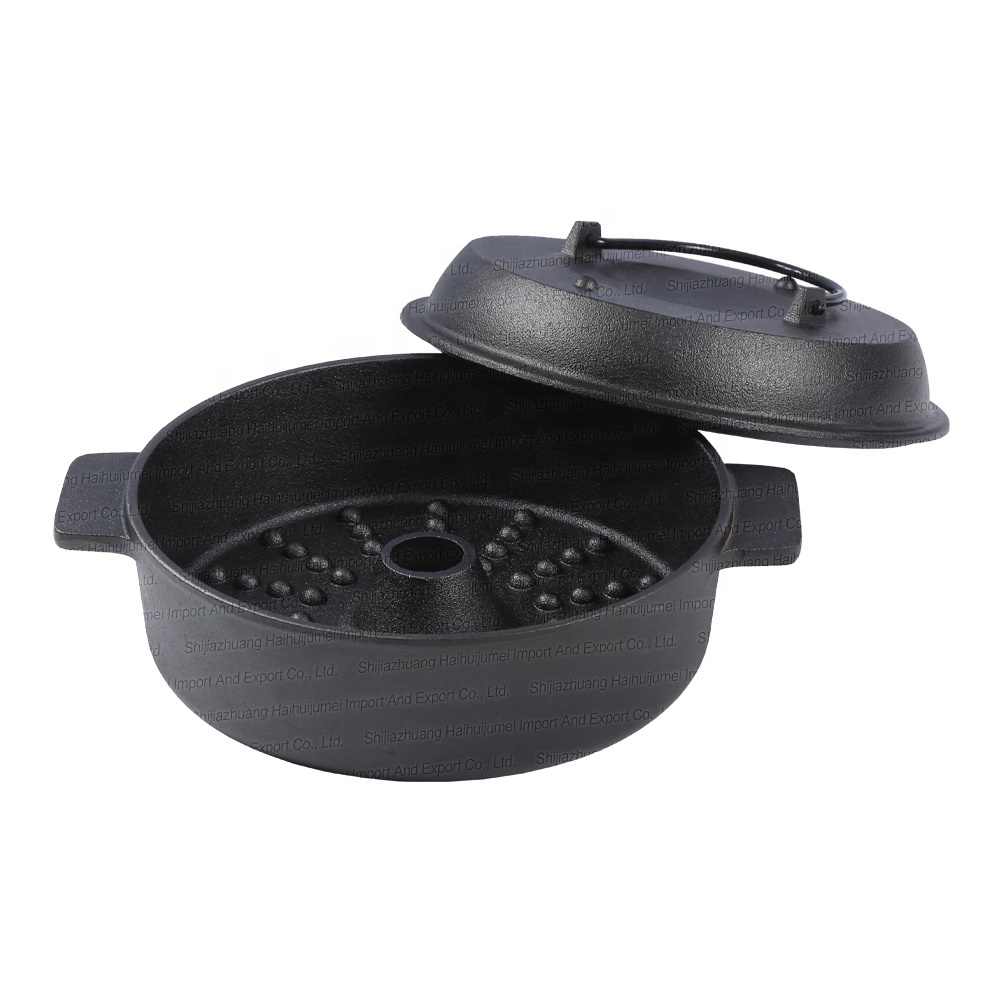 Traditional Cookware Cast Iron Baked Potatoes And Corn Ovenware With Two Handles For Cooking