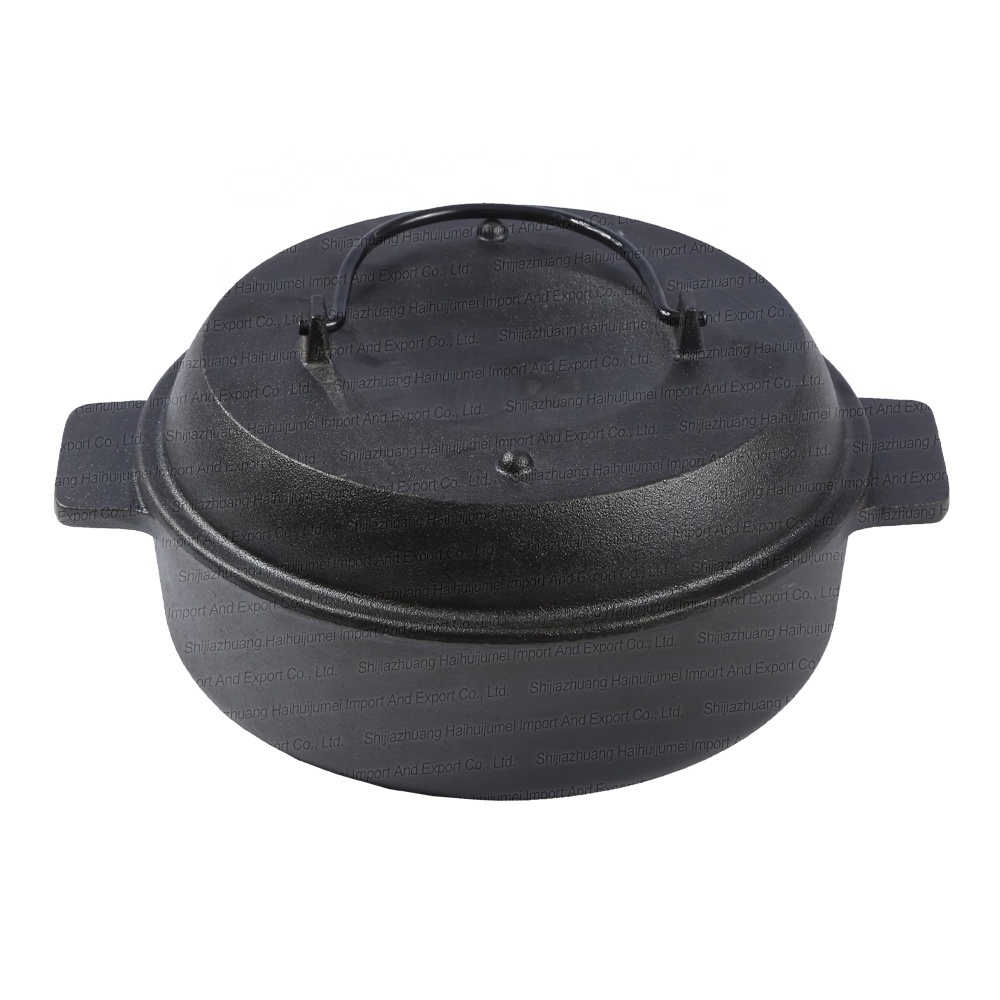 Traditional Cookware Cast Iron Baked Potatoes And Corn Ovenware With Two Handles For Cooking