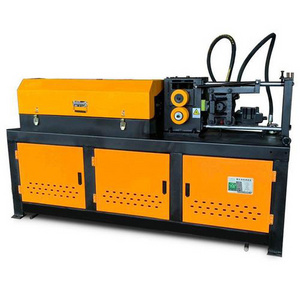 Straightening and cutting machine cutting machine pipe straightening