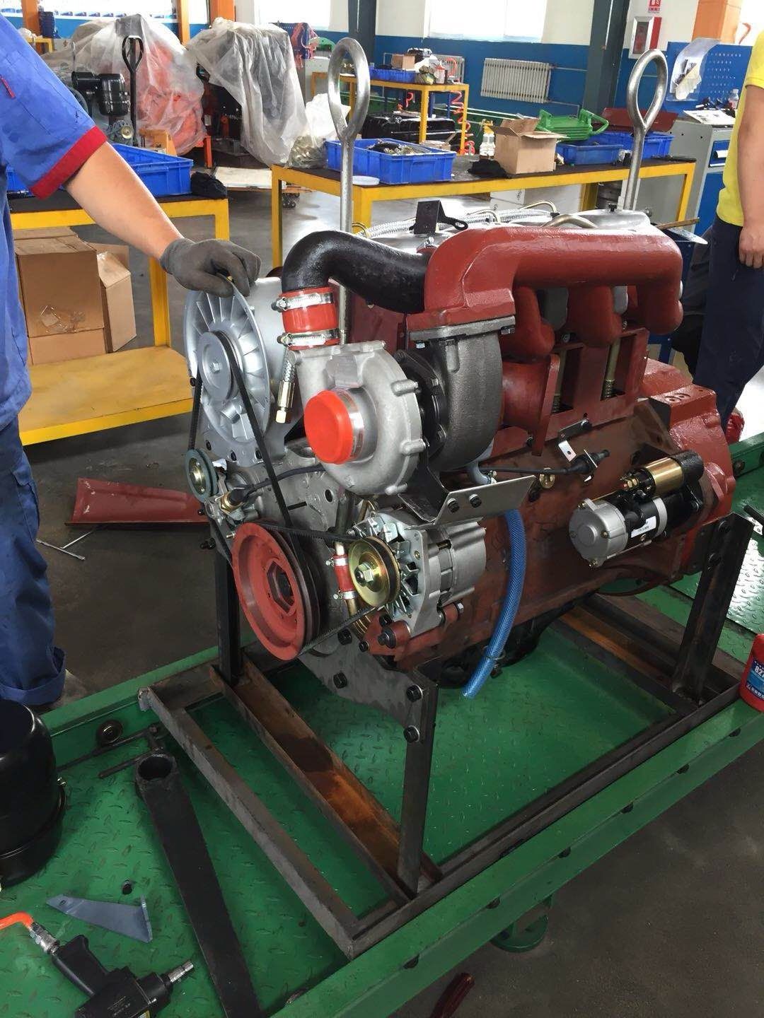 Original 50KW 68HP F4L912T 4-CYLINDER AIR COOLED DIESEL ENGINE