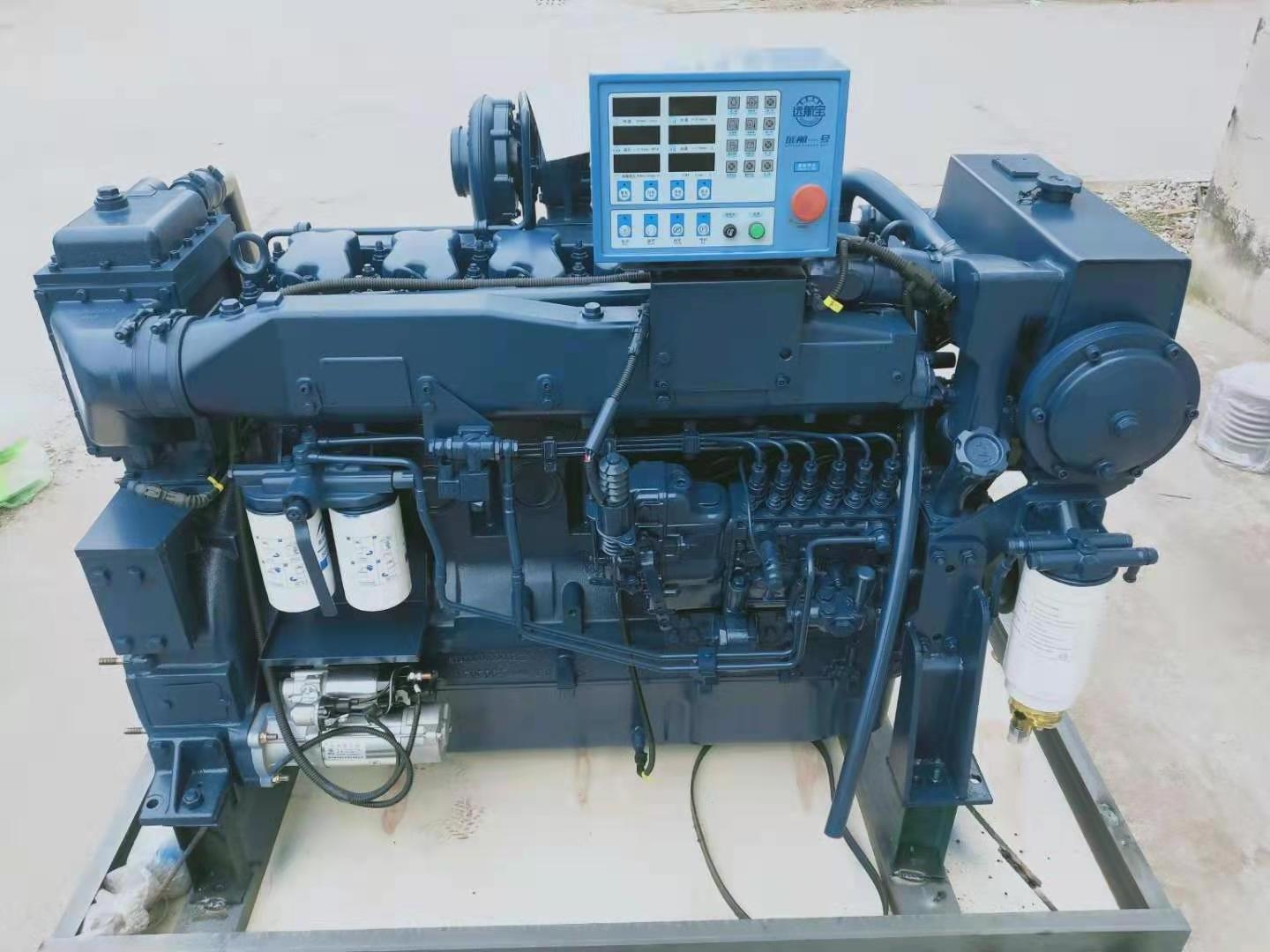 WEICHAI WD10 marine diesel engine 250hp 1500rpm 1800rpm 2100rpm boat engine for sale 4 stroke marine engine