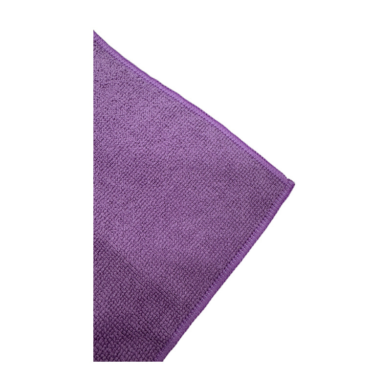 200gsm Customized Packaging Purple Multiple Colors Strong Water Absorbent Microfiber Household Cleaning Cloth Towels