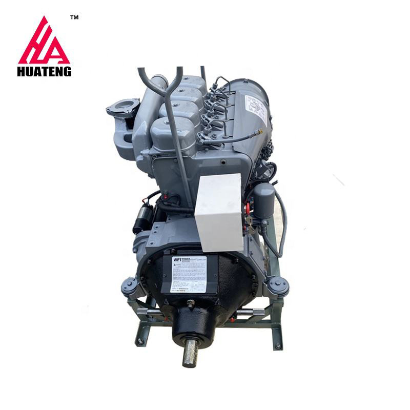 F4L912 air cooled 4 cylinder diesel engine with Clutch for construction machine 912 for deutz F4L912 diesel engine