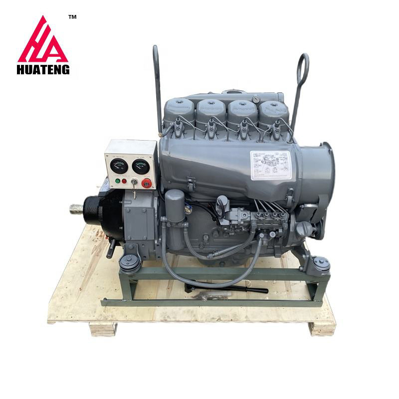 F4L912 air cooled 4 cylinder diesel engine with Clutch for construction machine 912 for deutz F4L912 diesel engine