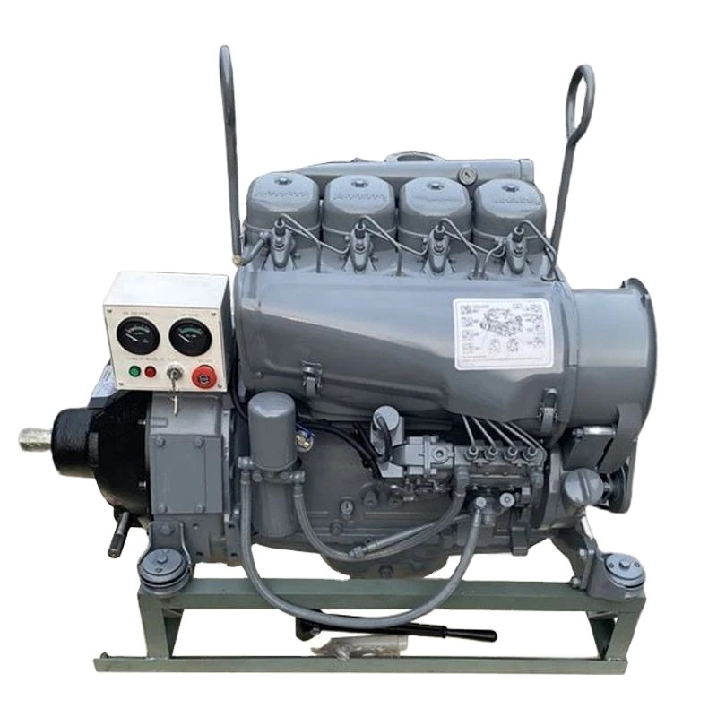 F4L912 air cooled 4 cylinder diesel engine with Clutch for construction machine 912 for deutz F4L912 diesel engine