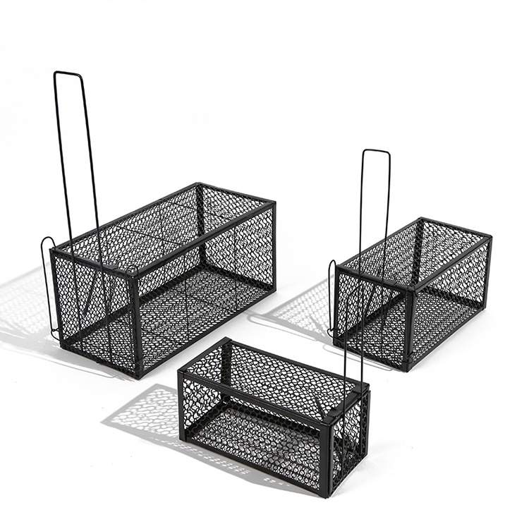 28X14x14cm  roast painted Small Animal Live Hunting TRAP Catch Alive Survival Mouse cage