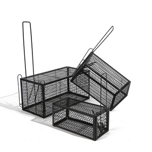 28X14x14cm  roast painted Small Animal Live Hunting TRAP Catch Alive Survival Mouse cage