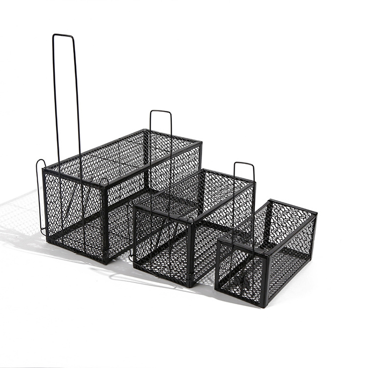 28X14x14cm  roast painted Small Animal Live Hunting TRAP Catch Alive Survival Mouse cage