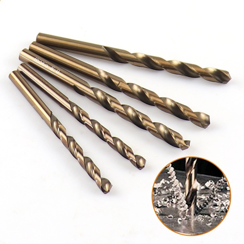 Industrial grade extra long hss straight shank twist drill taper twisted drills for aluminum alloy metal drilling